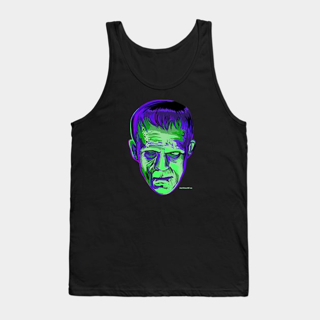 Psychedelic Frankenstein Tank Top by Magic Whiskey ART